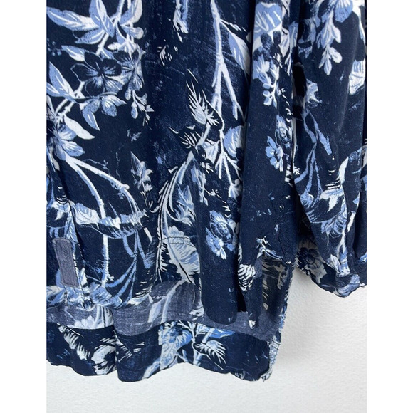 WE THE FREE‎ FLORAL PRINT LONG SLEEVE BUTTON DOWN WOMEN'S SHIRT SIZE S - Picture 3 of 8